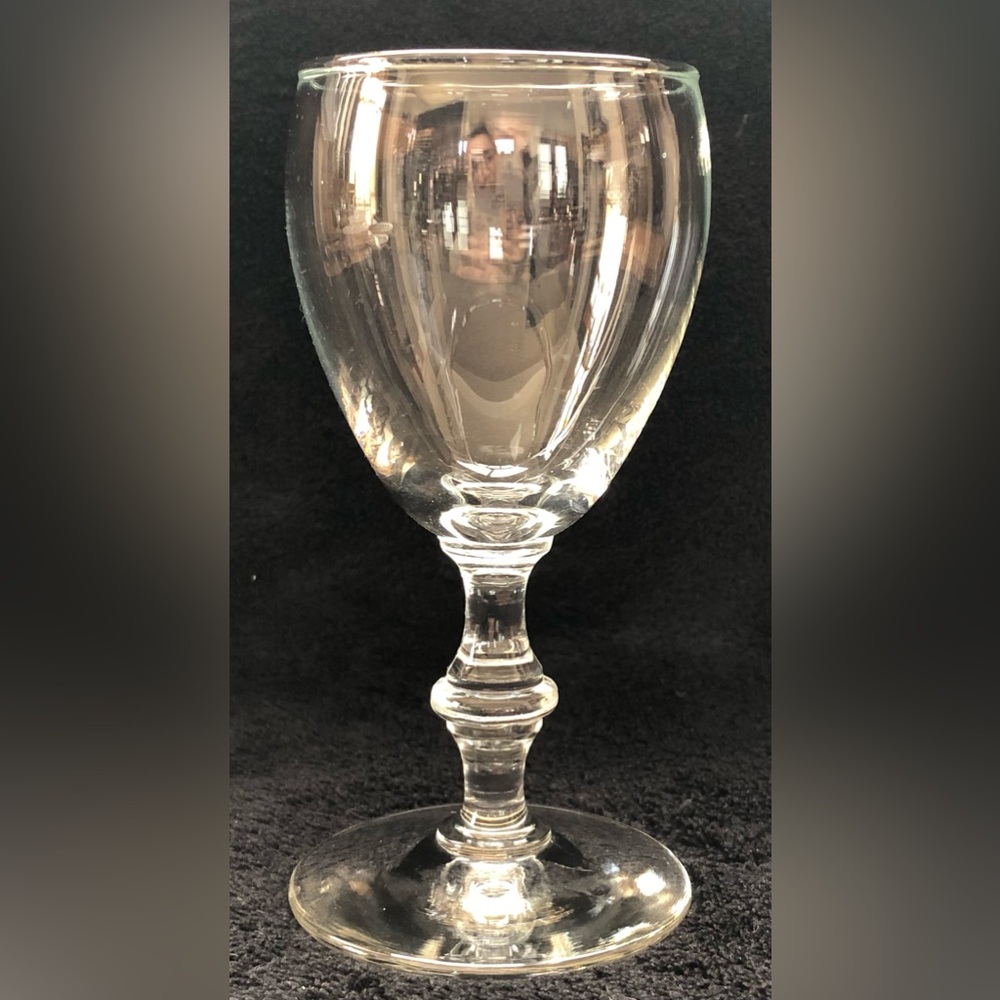 Small Wine / Large Cordial Glass Ball And Wafer Stem